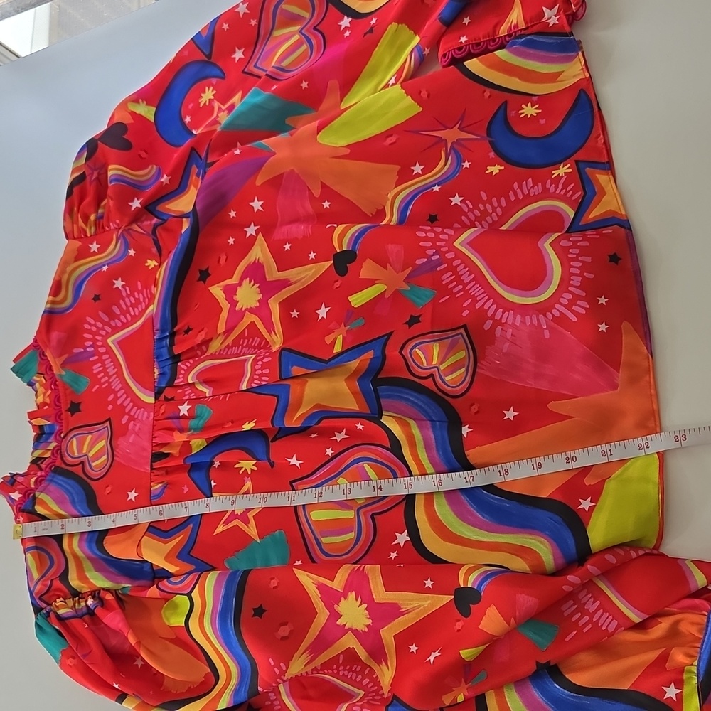Alden Adair Oliver Blouse In Star Gazing Size Small - Picture 8 of 12